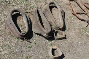 lot 797 image: Lot of (3) Vintage Horse Collars