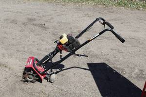 lot 802 image: Craftsman Gas Mini TillerCultivator
