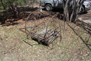 lot 843 image: Vintage Milk Can Cart