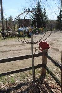 lot 848 image: Home-Made Windmill Yard Dcor