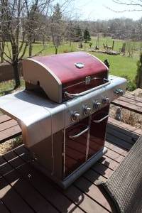 lot 944 image: Kenmore Propane BBQ Grill 4-burner