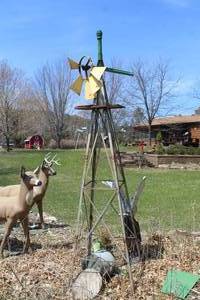 lot 966 image: Metal Windmill