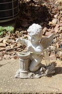 lot 981 image: Angel Yard Statue