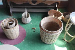 lot 995 image: Lot of (10) Wicker Baskets