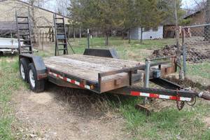 lot 582 image: Dual Axle Utility Trailer