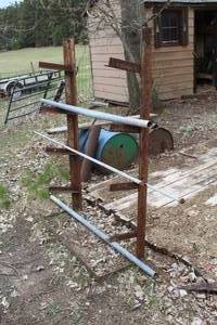 lot 1029 image: Metal Storage Rack