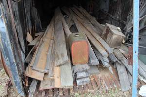 lot 1074 image: Scrap Wood, Tractor Parts