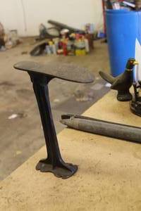 lot 1096 image: Metal Cobbler Shoe Maker