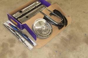 lot 1099 image: Valve Covers, Air Filter, Brake Shoes