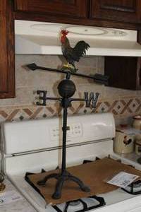 lot 105 image: 3 Rooster Theme Weathervane
