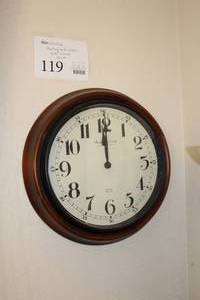 lot 119 image: Sterling and Noble Wall Clock