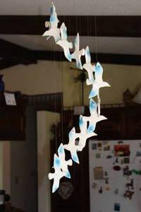 lot 148 image: Seagull Theme Wind Chime
