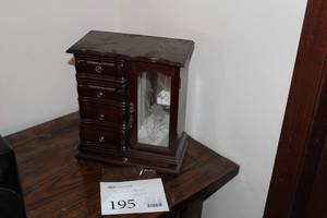 lot 195 image: Armoire Jewelry Cabinet