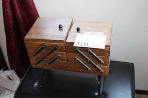 lot 210 image: Wooden Sewing Stand 3-tier