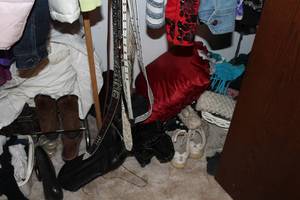 lot 217 image: Womens Clothing and Accessories - Shoes, Belts, Jackets, Coats, Shirts, Misc. Accessories