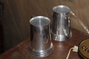 lot 1849 image: Lot of (2) Beer Goggle Mugs