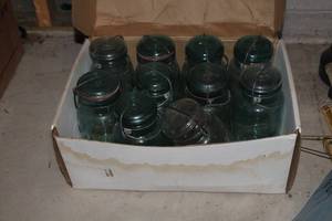 lot 1854 image: Lot of (10) Canning Jars