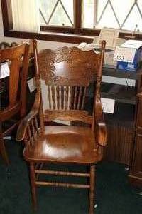 lot 363 image: Vintage Wooden Arm Chair