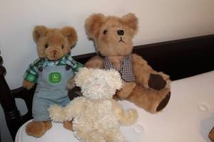 lot 377 image: Lot of (3) Bear Stuffed Animals