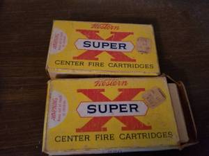 lot 1757 image: Lot of (2 Boxes) Western Super X 220 Swift 48 Grain PTD Soft Point Center Fire Cartridges