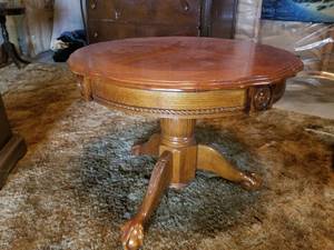 lot 1769 image: Wood End Table