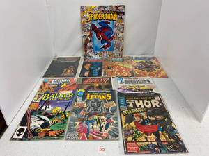 lot 22 image: Group Of Comic Books Including Legion Of SuperHeros, Thor #2 & More