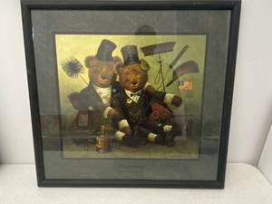 lot 38 image: Charles Wysocki Framed Print Ashley &amp Grimes