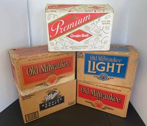 lot 56 image: Beer Cases Or Man Cave Decor