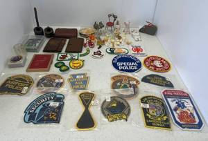 lot 58 image: Police Patches, Pipes, Miniatures And More