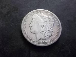 1879 O Morgan Silver Dollar