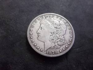 1879 O Morgan Silver Dollar