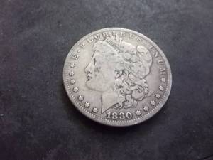 1880 O Morgan Silver Dollar