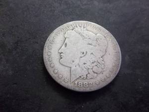 1882 O Morgan Silver Dollar