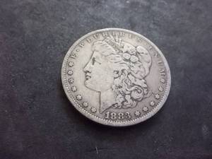 1883 O Morgan Silver Dollar