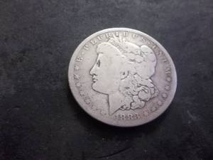 1883 O Morgan Silver Dollar