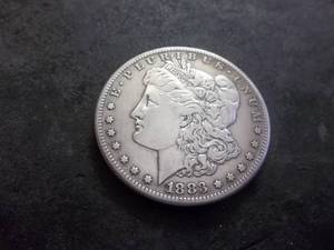 1883 S Morgan Silver Dollar
