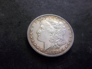 1884 Morgan Silver Dollar