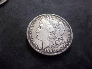 1885 Morgan Silver Dollar