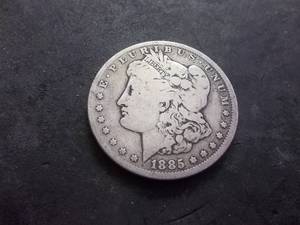 1885 Morgan Silver Dollar