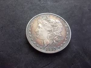 1887 Morgan Silver Dollar