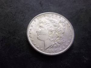 1890 Morgan Silver Dollar