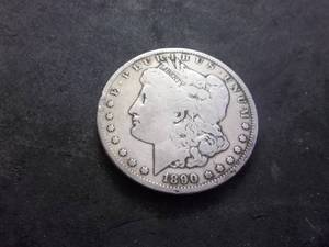 1890 CC Morgan Silver Dollar
