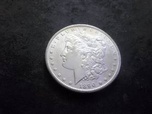 1890 S Morgan Silver Dollar