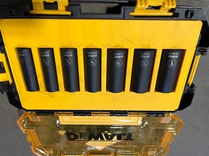 DEWALT 12 in. Drive SAE Deep Impact Socket Set (7-Piece)
