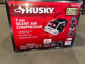 Husky 1 Gal. Portable Electric-Powered Silent Air Compressor