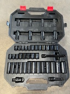 Husky 38 in. Drive SAEMM Impact Set (44-Piece)