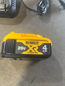 DEWALT 20-Volt MAX Cordless 12 in. High Torque Impact Wrench with Detent Pin & a 20-Volt 4.0Ah Battery
