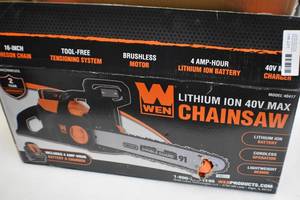 Battery operated chainsaw