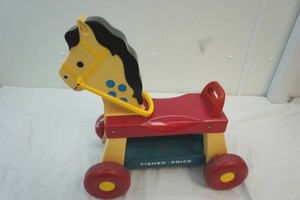 vintage Fisher-Price toddler push toy