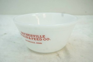 Federal Glass Paynesville Grain & Feed Co. glass gravy bowl